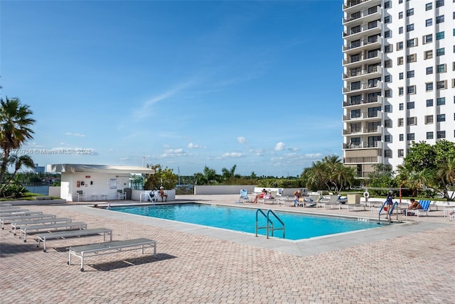 1201 S Ocean Dr Unit 1711S, Hollywood, FL 33019 - pool featuring a patio area and fence
