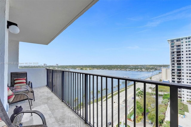 1201 S Ocean Dr Unit 1711S, Hollywood, FL 33019 - balcony with a water view