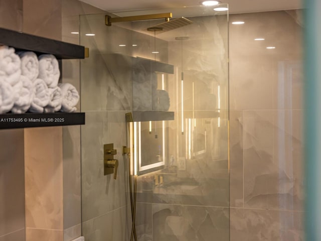full bath with a stall shower
