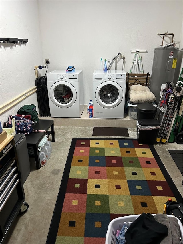 laundry area featuring laundry area and washer and dryer