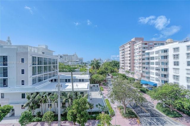 view of property with a view of city