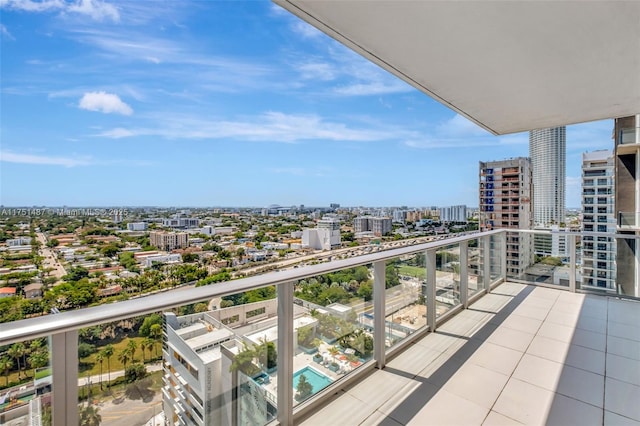 1010 SW 2nd Ave Unit Lph05, Miami, FL 33130 - balcony with a city view and view of pool area