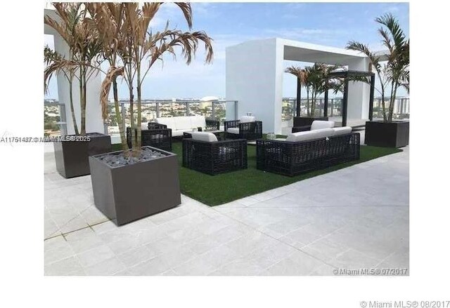 1010 SW 2nd Ave Unit Lph05, Miami, FL 33130 - view of patio / terrace with outdoor lounge area