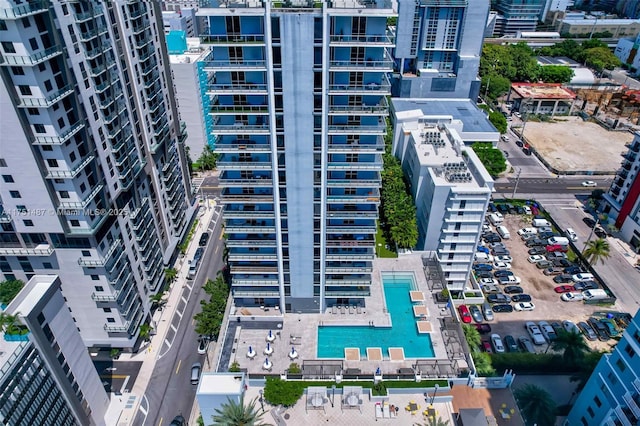 1010 SW 2nd Ave Unit Lph05, Miami, FL 33130 - view of urban area with a pool and apartment complex