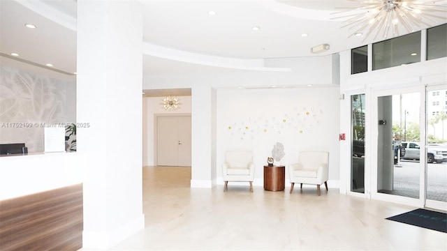 view of building lobby