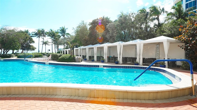 community pool featuring a patio