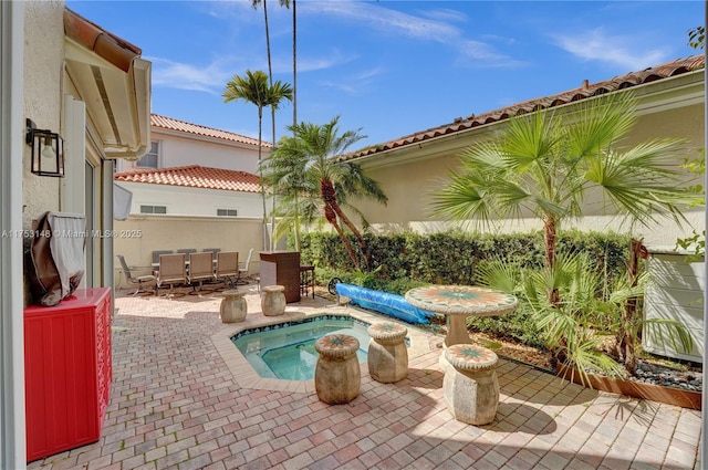 1468 Mariner Way, Hollywood, FL 33019 - view of swimming pool with a patio area and outdoor dining area