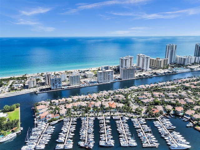 1468 Mariner Way, Hollywood, FL 33019 - view of urban area featuring a nearby body of water and a marina