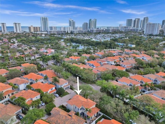 1468 Mariner Way, Hollywood, FL 33019 - bird's eye view of skyline and a large body of water