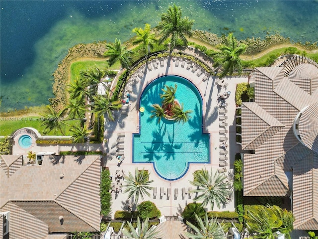 1468 Mariner Way, Hollywood, FL 33019 - bird's eye view of a pool