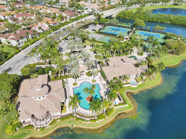 1468 Mariner Way, Hollywood, FL 33019 - aerial overview of property's location featuring a nearby body of water and nearby suburban area