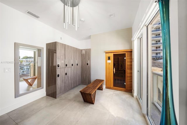 mudroom with visible vents