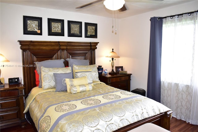 9320 Sunrise Lakes Blvd Unit 306, Sunrise, FL 33322 - bedroom with dark wood-style floors