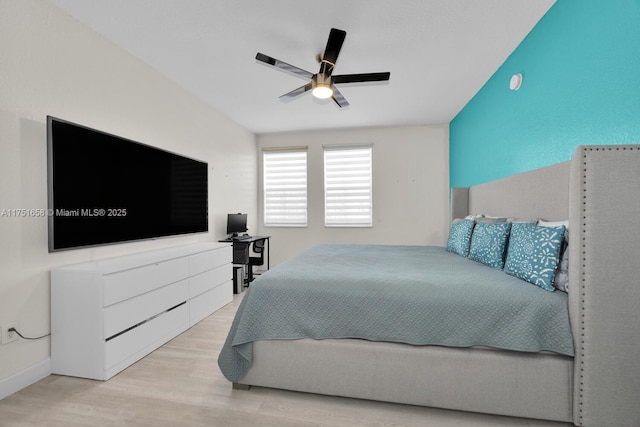 4331 SW 160th Ave Unit 108, Miramar, FL 33027 - bedroom featuring wood finished floors and a ceiling fan