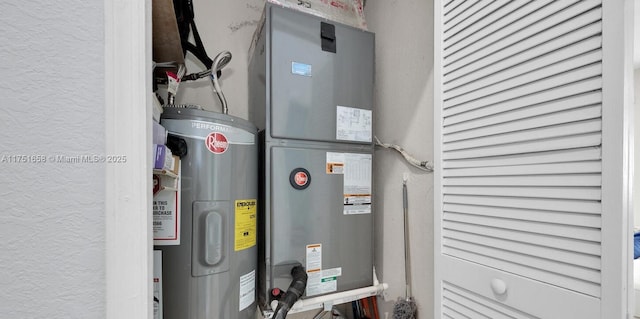 4331 SW 160th Ave Unit 108, Miramar, FL 33027 - utility room with water heater and heating unit