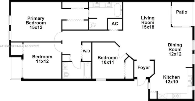 4331 SW 160th Ave Unit 108, Miramar, FL 33027 - floor plan / room layout