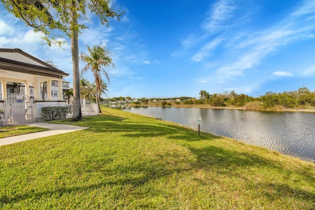 4331 SW 160th Ave Unit 108, Miramar, FL 33027 - view of yard with a water view