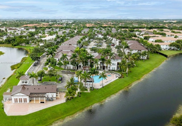 4331 SW 160th Ave Unit 108, Miramar, FL 33027 - aerial perspective of suburban area with a nearby body of water and a pool