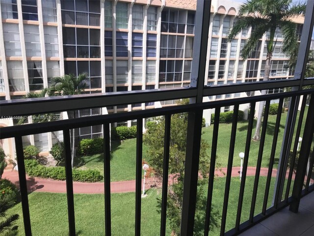 851 Three Islands Blvd Unit 411, Hallandale Beach, FL 33009 - view of balcony
