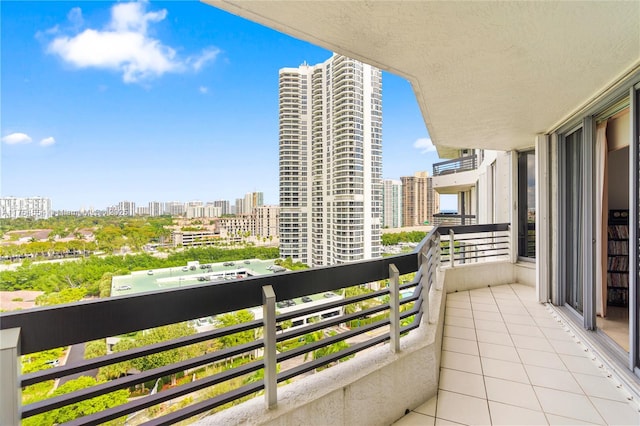 3530 Mystic Pointe Dr Unit 1508, Aventura, FL 33180 - balcony featuring a view of city