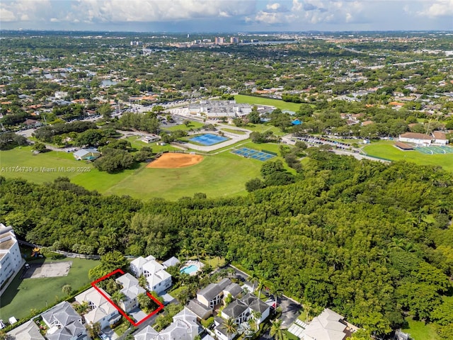 aerial view