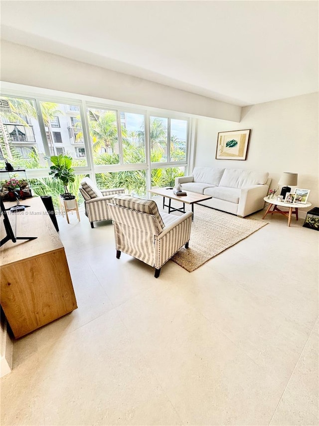 555 Crandon Blvd Unit 32, Key Biscayne, FL 33149 - living area with healthy amount of natural light