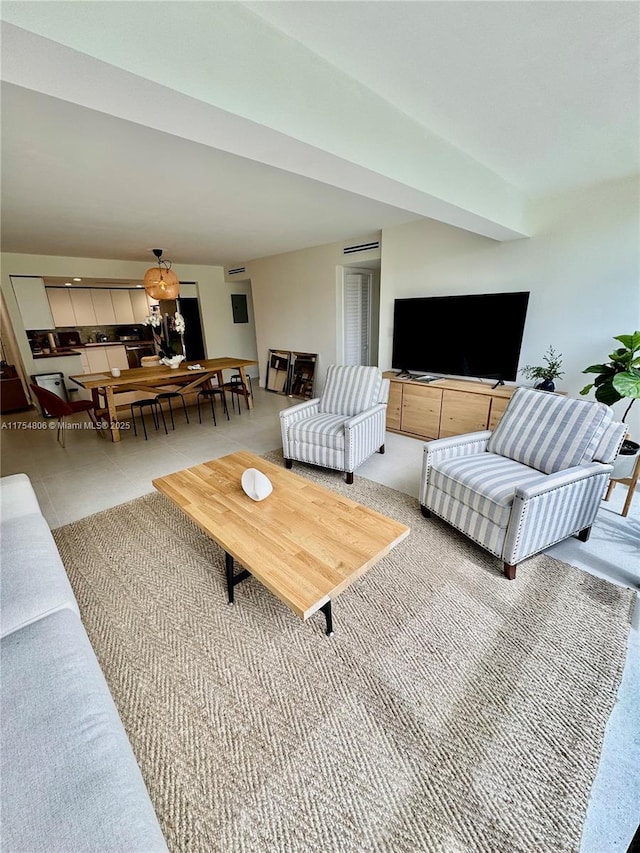 555 Crandon Blvd Unit 32, Key Biscayne, FL 33149 - living room featuring light carpet