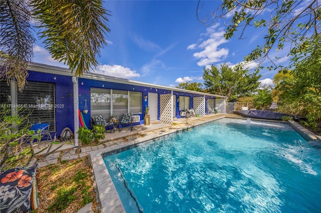 2217 NE 14th Ave, Wilton Manors, FL 33305 - outdoor pool with a patio and fence