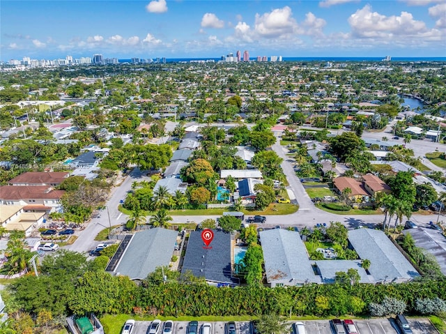 2217 NE 14th Ave, Wilton Manors, FL 33305 - birds eye view of property featuring a view of city