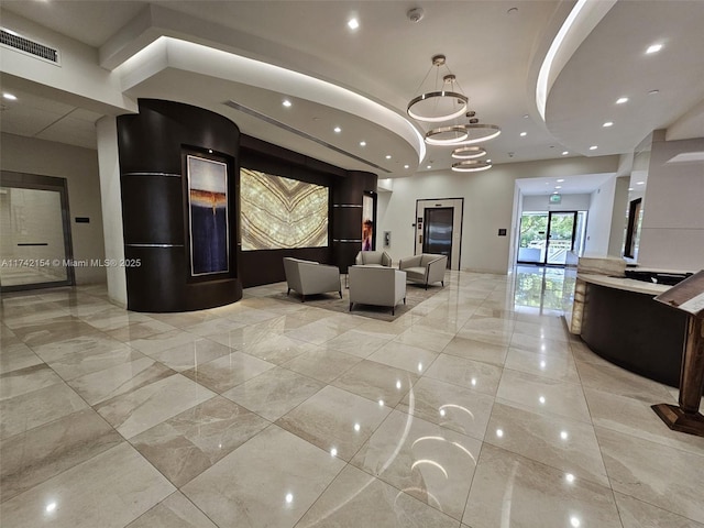 common area featuring visible vents