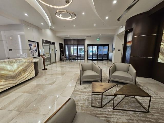 lobby featuring visible vents
