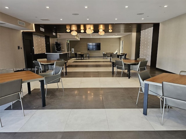 interior space with visible vents