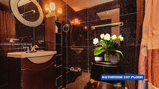 430 Poinciana Dr Unit 1710, Sunny Isles Beach, FL 33160 - bathroom with a shower and vanity