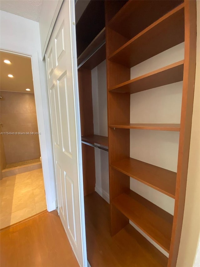 view of closet