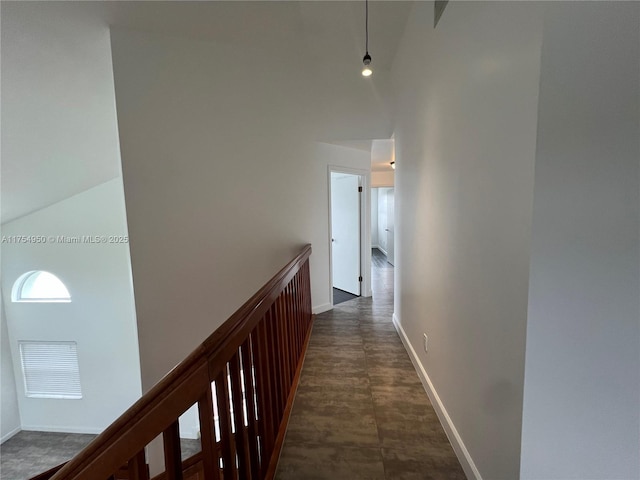 corridor with baseboards