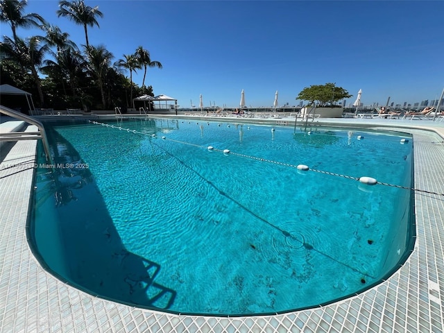 view of pool