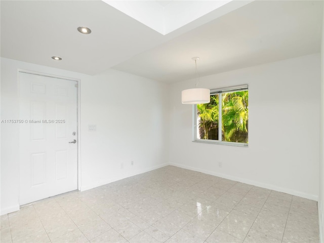 1323 NE 5th Ave, Fort Lauderdale, FL 33304 - unfurnished room featuring recessed lighting
