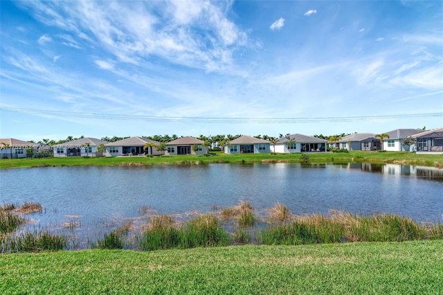 water view featuring a residential view
