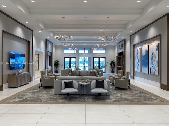 view of community lobby
