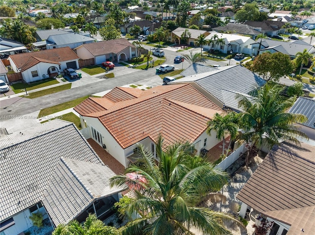 birds eye view of property featuring a residential view