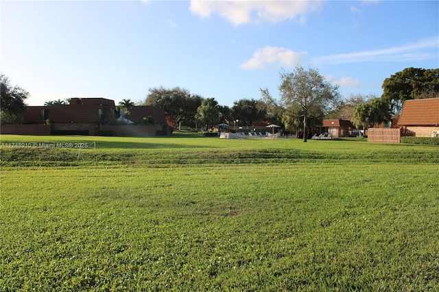 view of yard