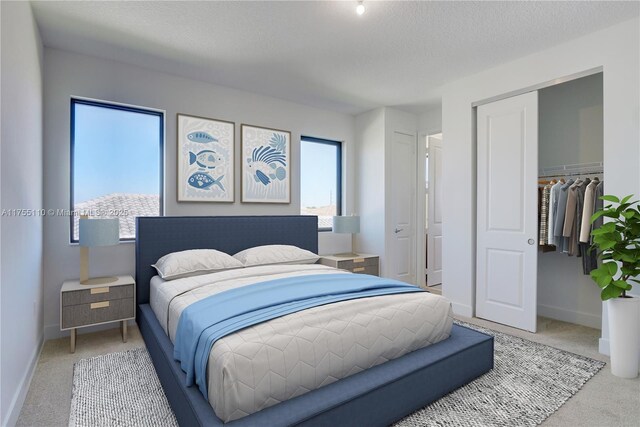 5007 Ofanto Ln, Ave Maria, FL 34142 - bedroom with a closet, light carpet, and baseboards