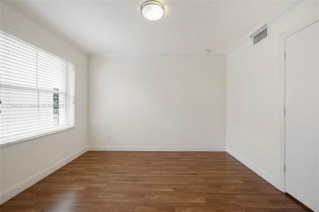 12611 SW 54th Ct Unit 12611, Miramar, FL 33027 - empty room with crown molding and wood finished floors
