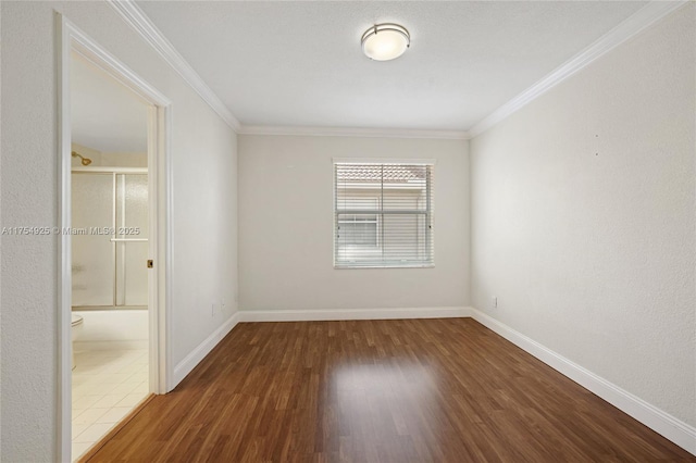 12611 SW 54th Ct Unit 12611, Miramar, FL 33027 - unfurnished room with wood finished floors and crown molding