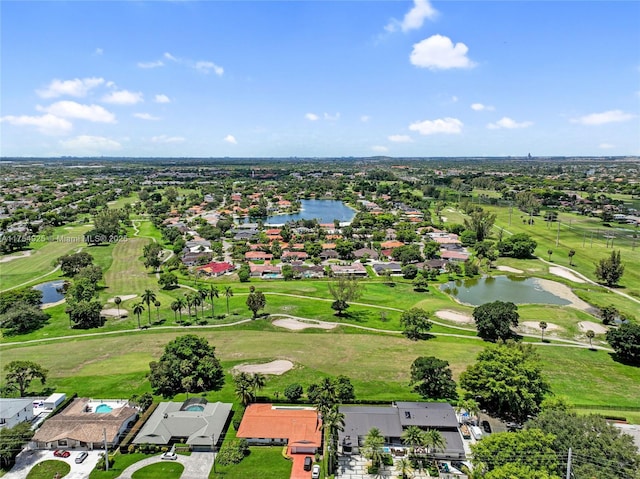 12611 SW 54th Ct Unit 12611, Miramar, FL 33027 - aerial perspective of suburban area featuring a nearby body of water and a golf club