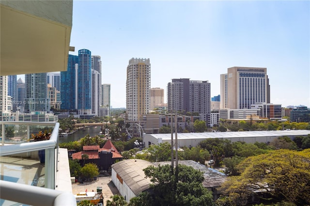 city view featuring a water view