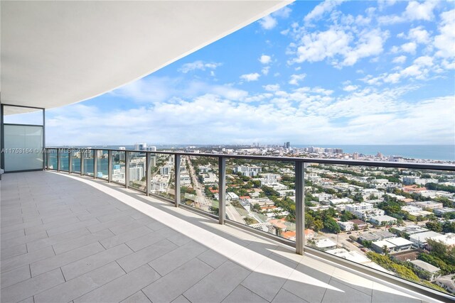 500 Alton Unit 3304, Miami Beach, FL 33139 - balcony with a view of city and a water view