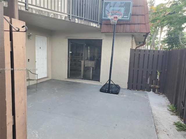 view of patio / terrace with fence