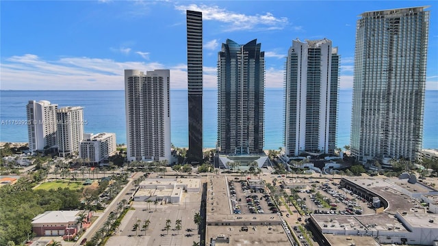 view of city featuring a water view