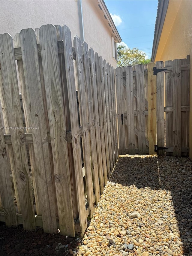 exterior details featuring fence